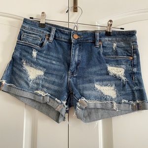 Blank NYC Boyfriend Denim Shorts Size 27
